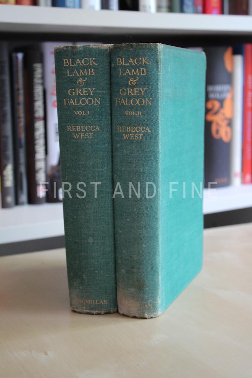 West, Rebecca (1942) 'Black Lamb and Grey Falcon', SIGNED UK first edition (reprint)