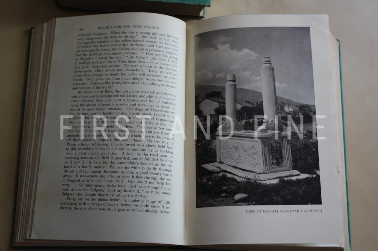 West, Rebecca (1942) 'Black Lamb and Grey Falcon', SIGNED UK first edition (reprint) - Image 16