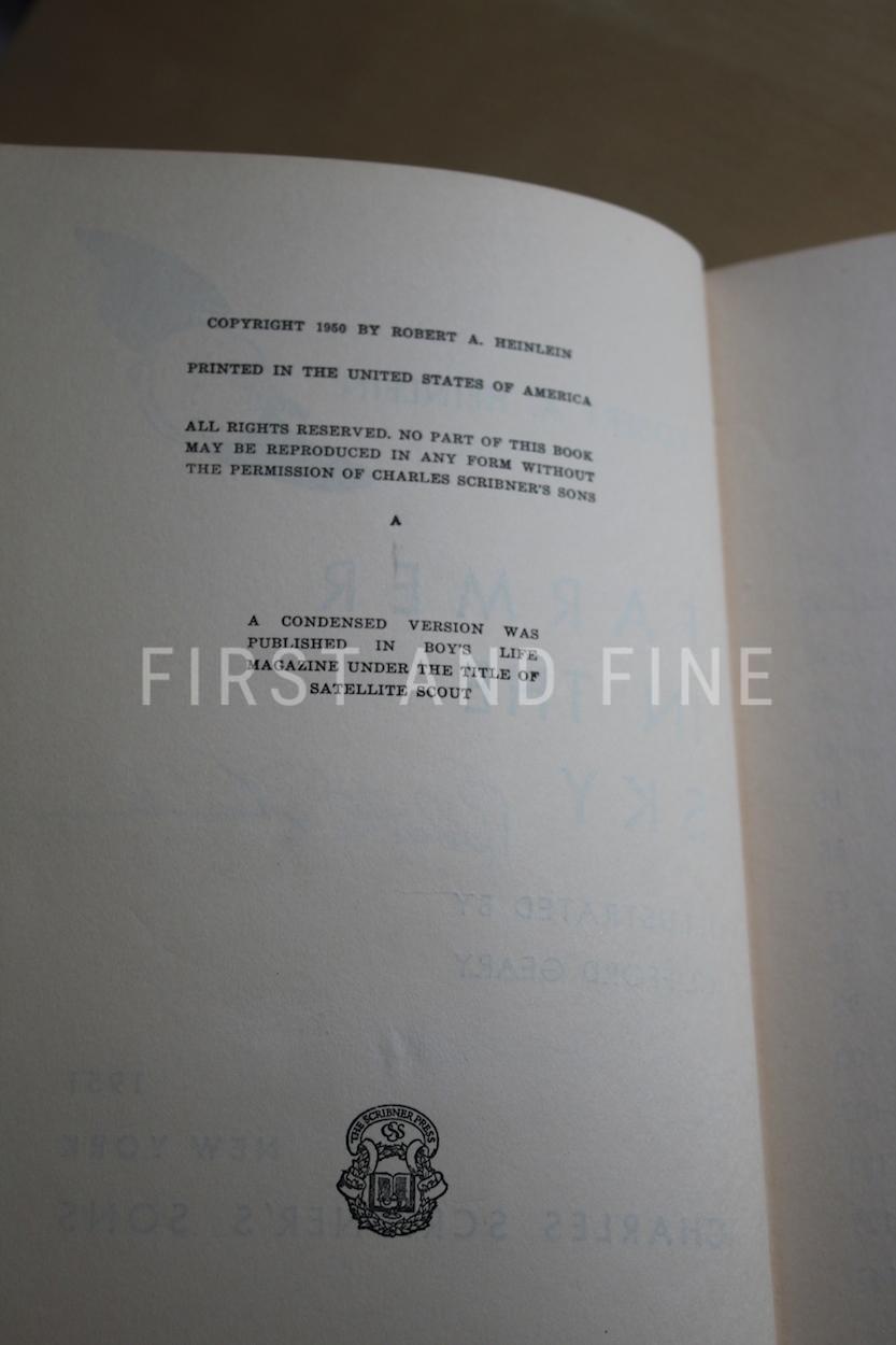 Heinlein, Robert (1950) 'Farmer in the Sky', US signed first edition - Image 3