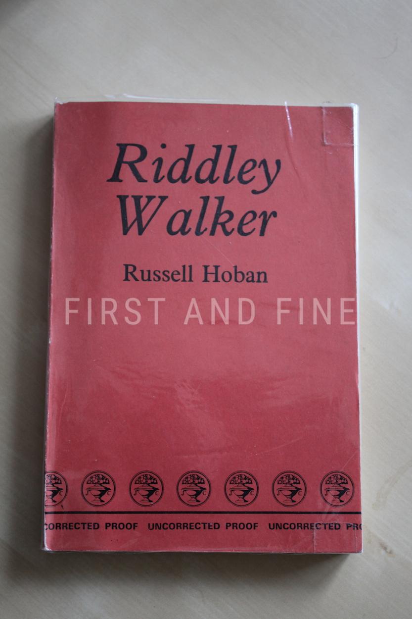 Hoban, Russell (1980) 'Riddley Walker', UK first edition and uncorrected proof - Image 10