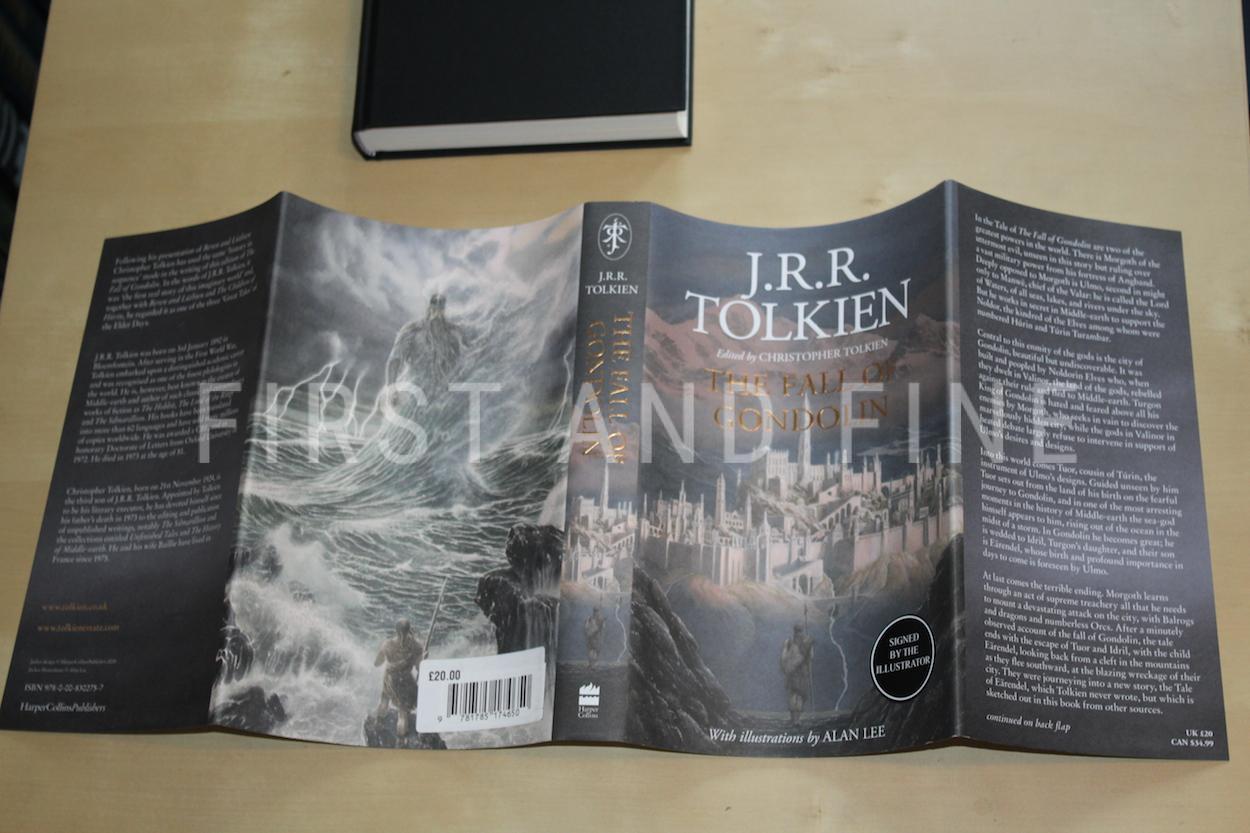 Tolkien, J.R.R.; Tolkien, Christopher (ed); Lee, Alan (illustrator) (2018) 'The Fall of Gondolin', UK signed first edition - Image 9