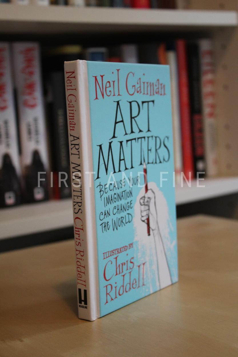 Gaiman, Neil (2018) 'Art Matters', UK double signed first edition