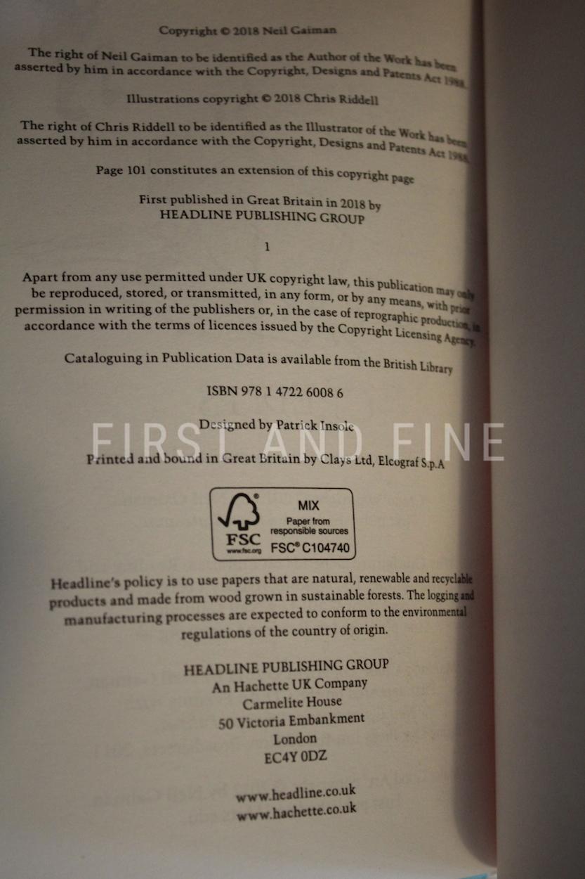 Gaiman, Neil (2018) 'Art Matters', UK double signed first edition - Image 3
