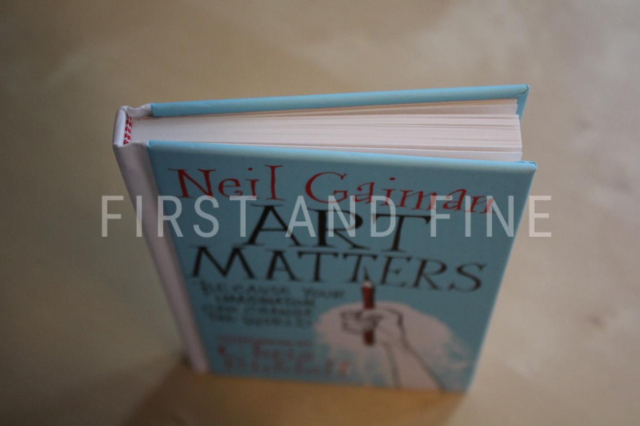 Gaiman, Neil (2018) 'Art Matters', UK double signed first edition - Image 4