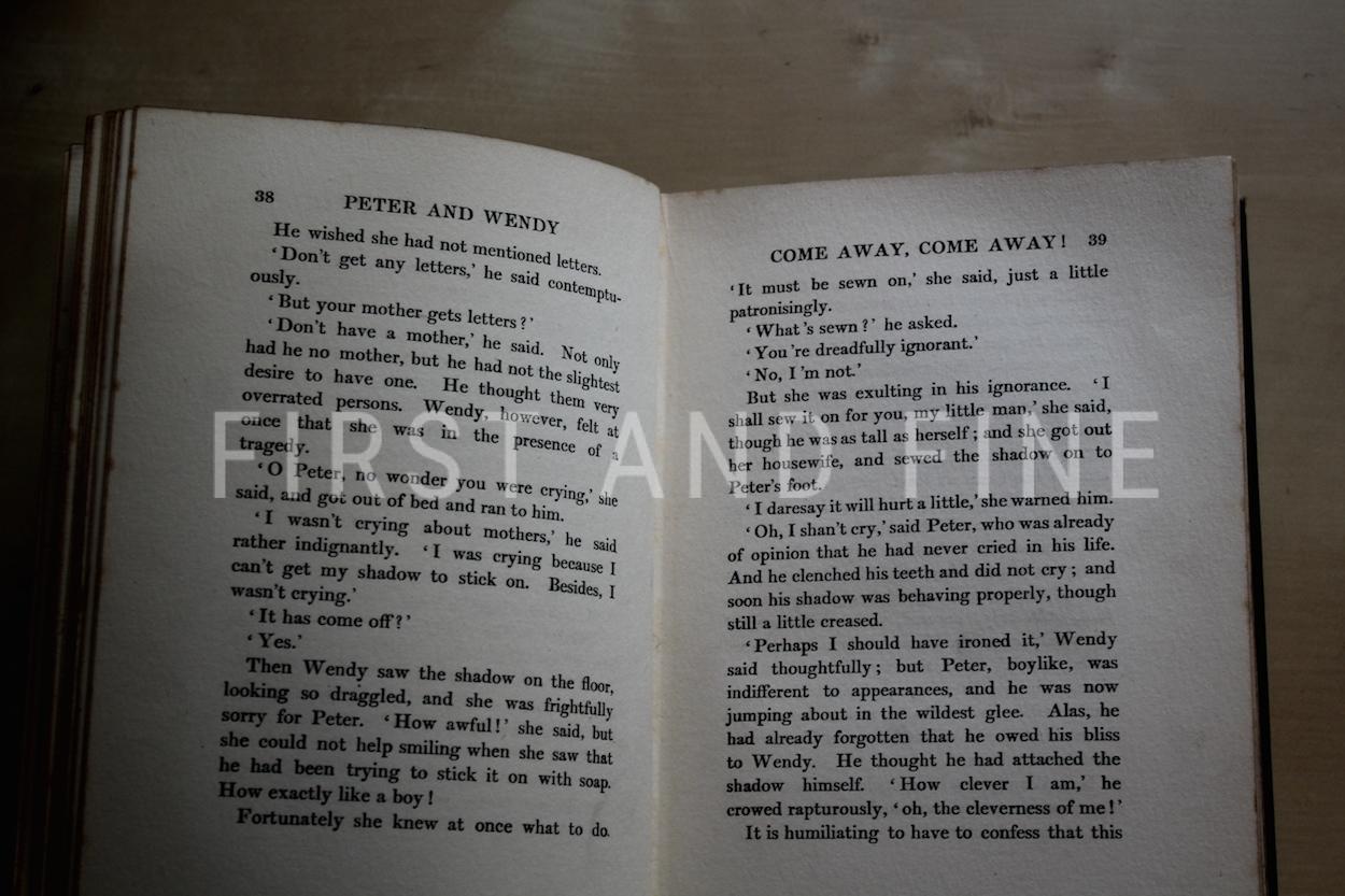 Barrie, J.M. (1906 and 1911) 'Peter Pan in Kensington Gardens' first edition; and 'Peter and Wendy' first edition, plus signature - Image 13
