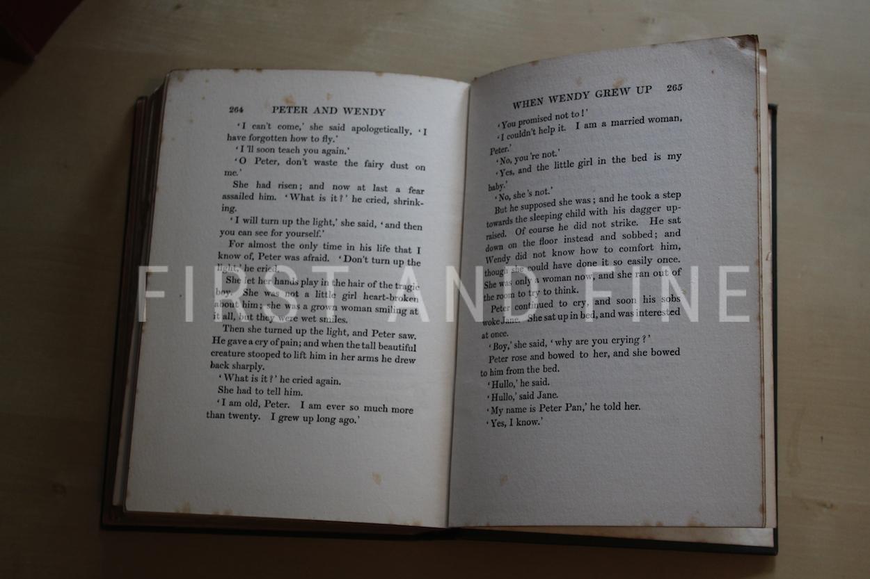 Barrie, J.M. (1906 and 1911) 'Peter Pan in Kensington Gardens' first edition; and 'Peter and Wendy' first edition, plus signature - Image 18