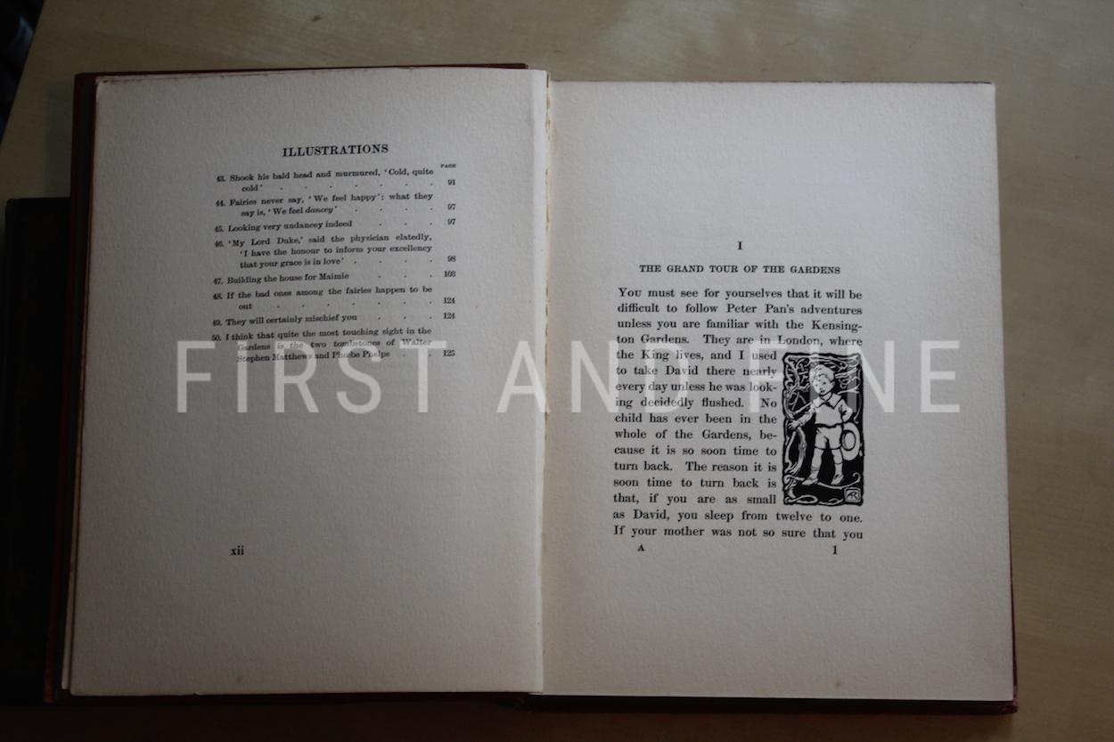 Barrie, J.M. (1906 and 1911) 'Peter Pan in Kensington Gardens' first edition; and 'Peter and Wendy' first edition, plus signature - Image 29