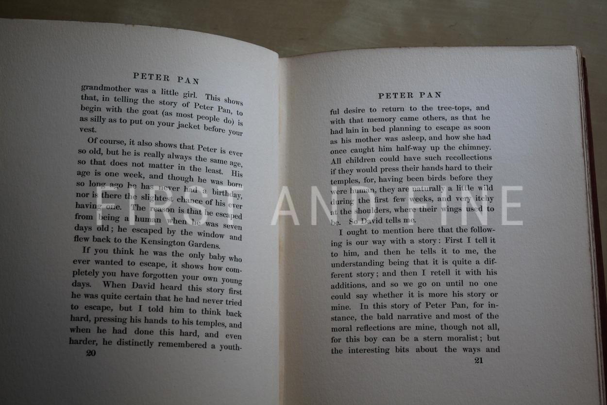 Barrie, J.M. (1906 and 1911) 'Peter Pan in Kensington Gardens' first edition; and 'Peter and Wendy' first edition, plus signature - Image 30