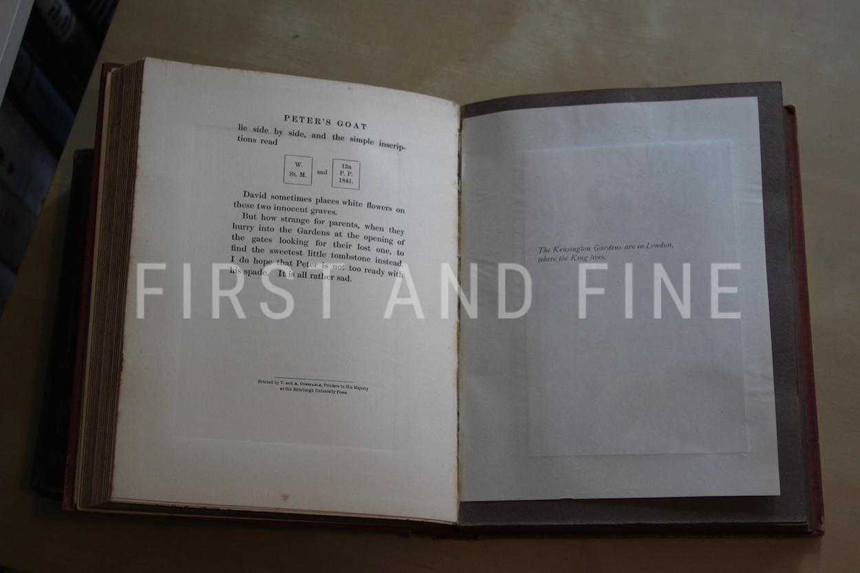 Barrie, J.M. (1906 and 1911) 'Peter Pan in Kensington Gardens' first edition; and 'Peter and Wendy' first edition, plus signature - Image 32