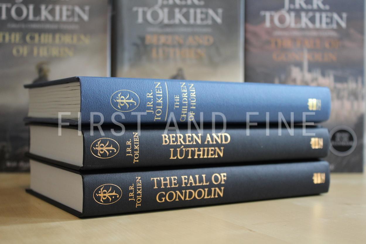 Tolkien, J.R.R. (2007-2018) 'The Children of Hurin'; 'Beren and Luthien'; 'The Fall of Gondolin', all UK first editions, signed by Alan Lee - Image 8