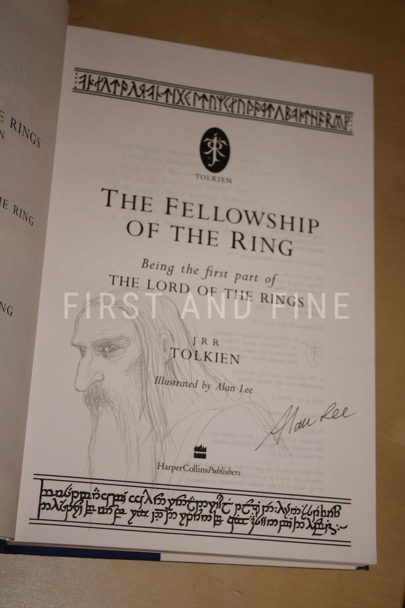 Tolkien, J.R.R.; Lee, Alan (illustr.) (1992) 'The Lord of the Rings', first edition set in three volumes, all signed by Alan Lee - Image 2