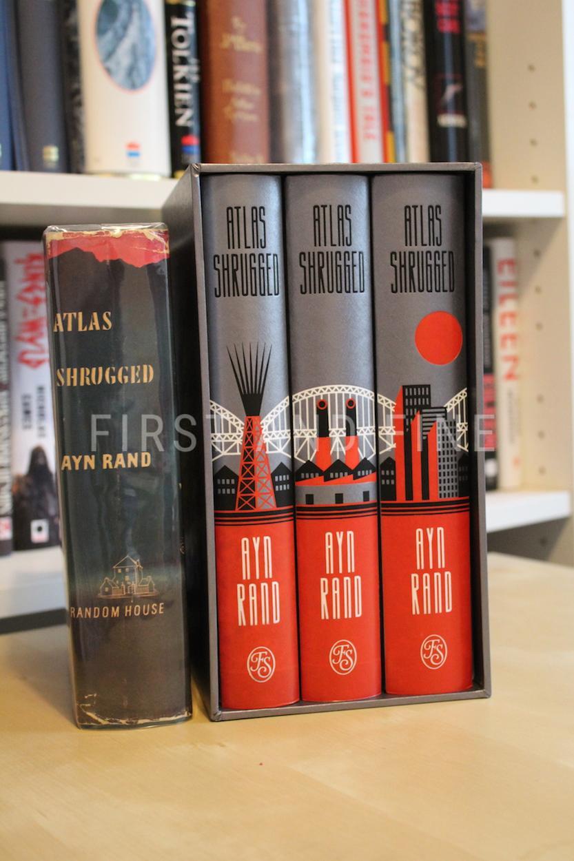 Ayn Rand (1957) 'Atlas Shrugged', US first edition + Folio Society illustrated edition - Image 2