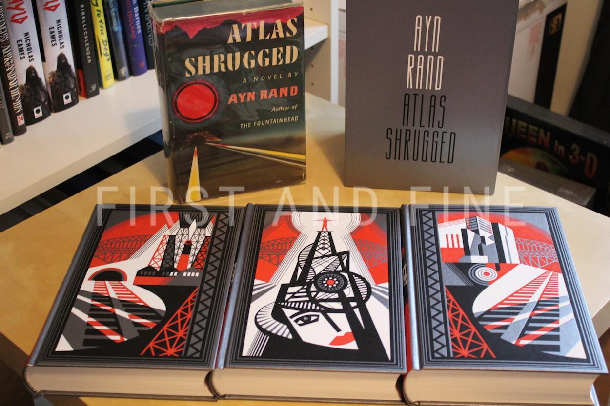 Ayn Rand (1957) 'Atlas Shrugged', US first edition + Folio Society illustrated edition - Image 3