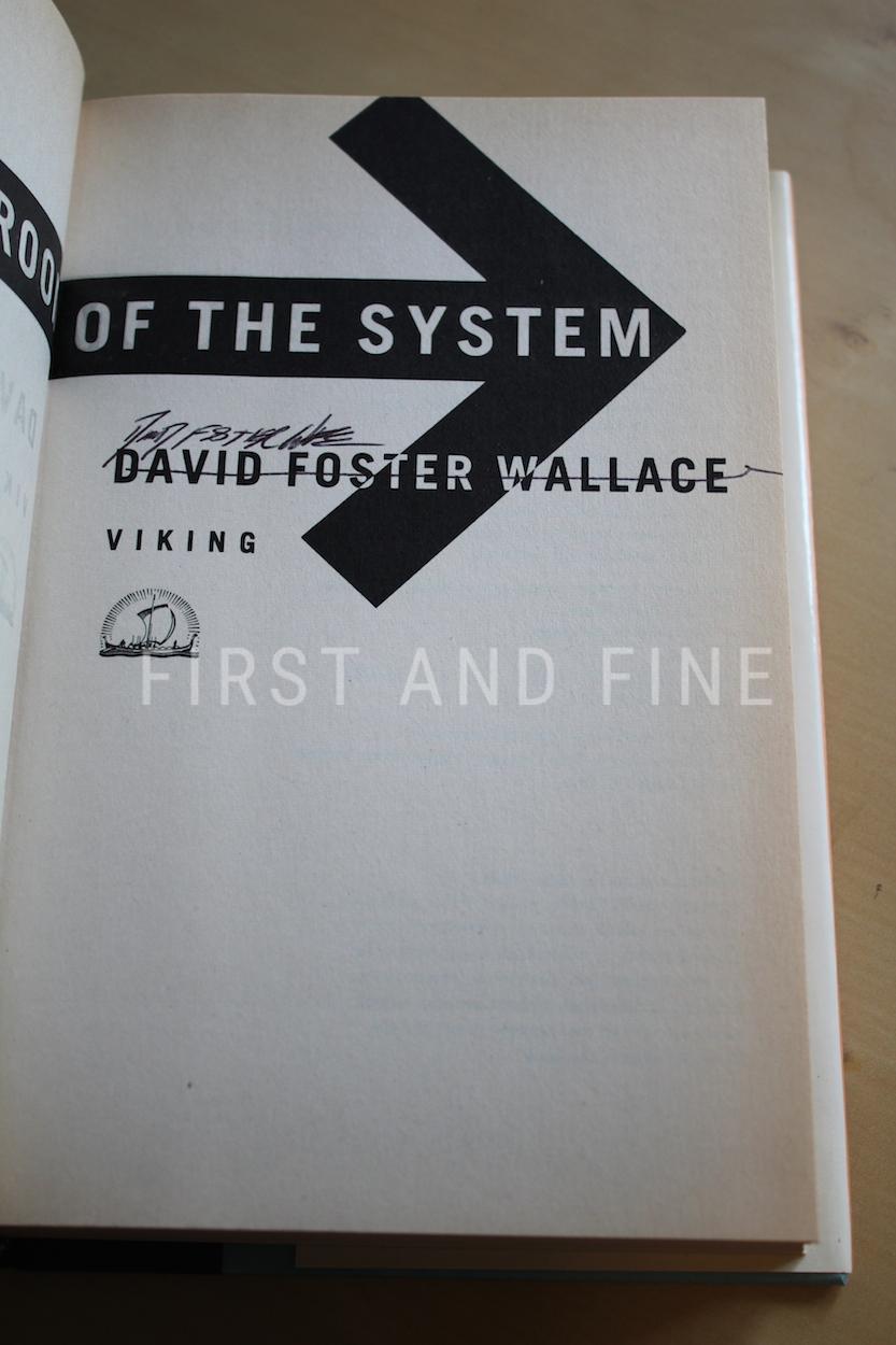 Wallace, David Foster (1987) 'The Broom of the System', US signed first edition - Image 2