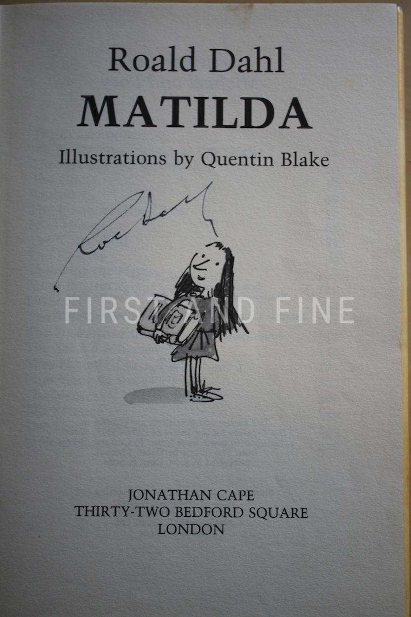 Dahl, Roald (1988) 'Matilda', UK signed first edition - Image 2