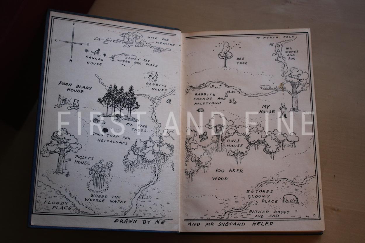 Milne, A.A. (1926) 'Winnie-the-Pooh', UK first deluxe edition in blue leather with handwritten and signed letter - Image 17