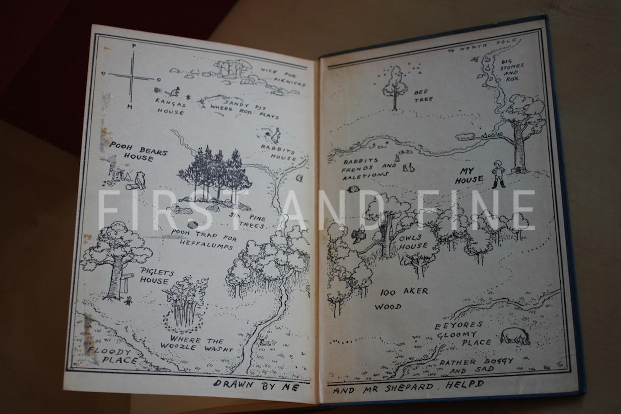 Milne, A.A. (1926) 'Winnie-the-Pooh', UK first deluxe edition in blue leather with handwritten and signed letter - Image 18