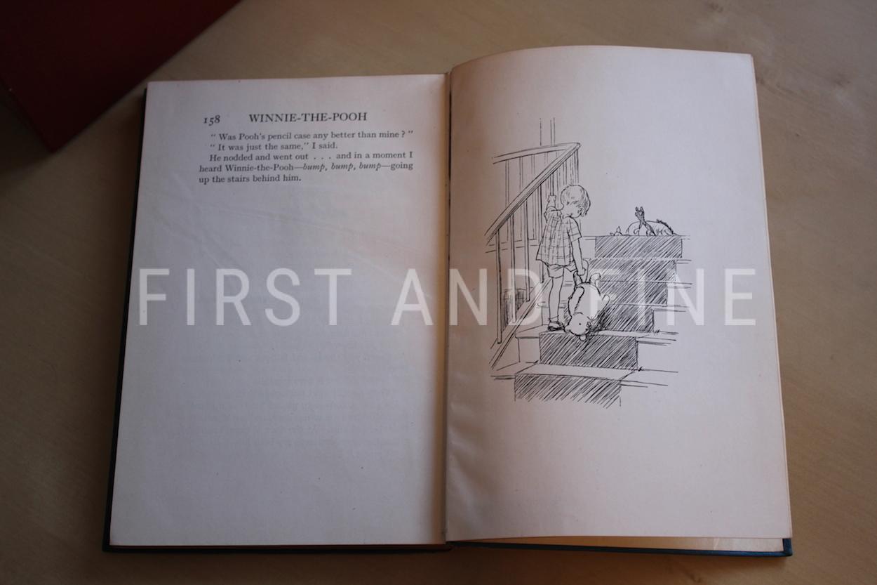 Milne, A.A. (1926) 'Winnie-the-Pooh', UK first deluxe edition in blue leather with handwritten and signed letter - Image 22