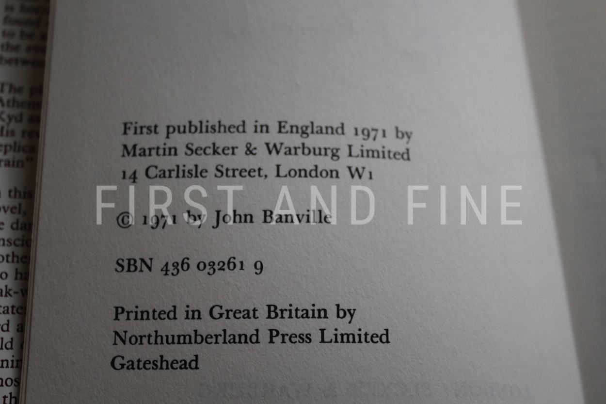 Banville, John (1971) 'Nightspawn', UK signed first edition - Image 3