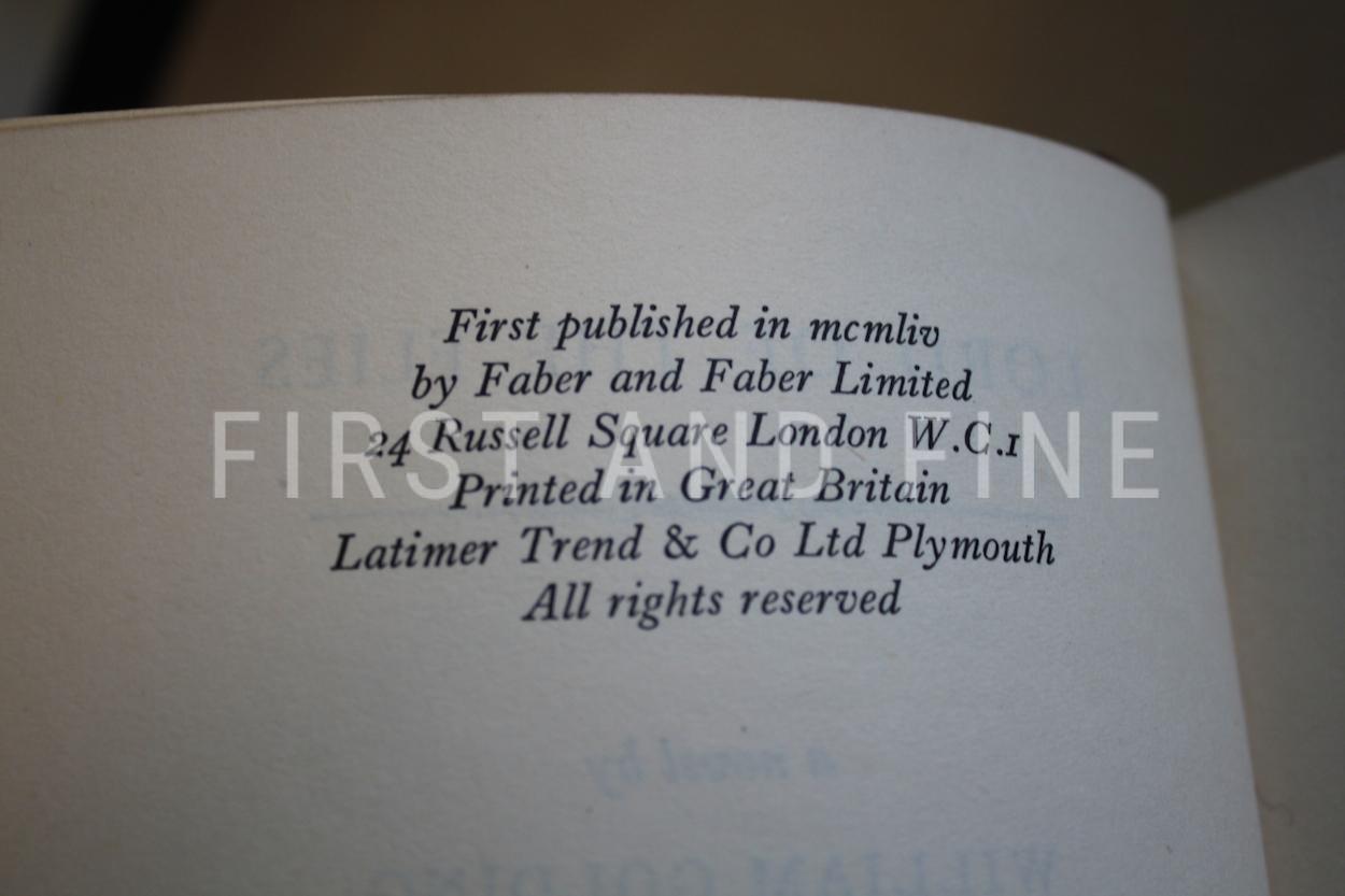 Golding, William (1954) 'Lord of the Flies', UK first edition with a signed paperback - Image 2