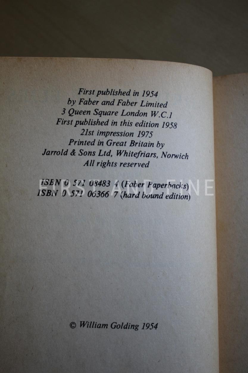 Golding, William (1954) 'Lord of the Flies', UK first edition with a signed paperback - Image 14