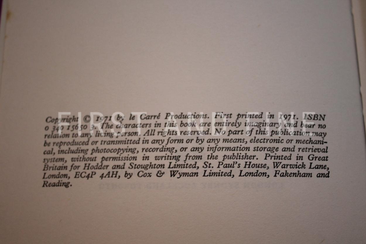 le Carré, John (1971) 'The Naive and Sentimental Lover', UK signed and inscribed first edition - Image 4