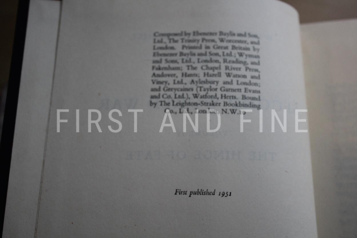 Churchill, Winston (1951) 'The Second World War - volume IV The Hinge of Fate', UK signed and inscribed first edition - Image 3