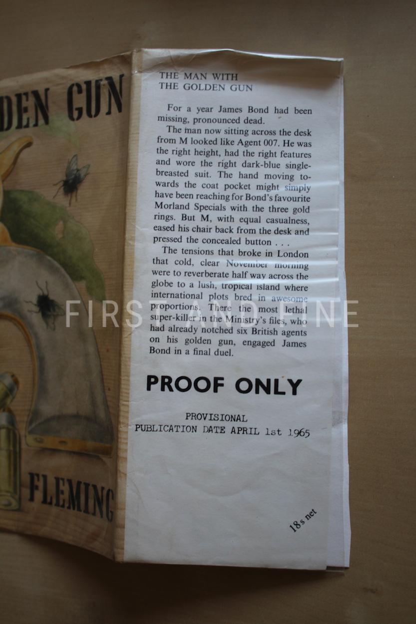 Fleming, Ian (1965) 'The Man with the Golden Gun', UK uncorrected proof with the original proof dust jacket - Image 22
