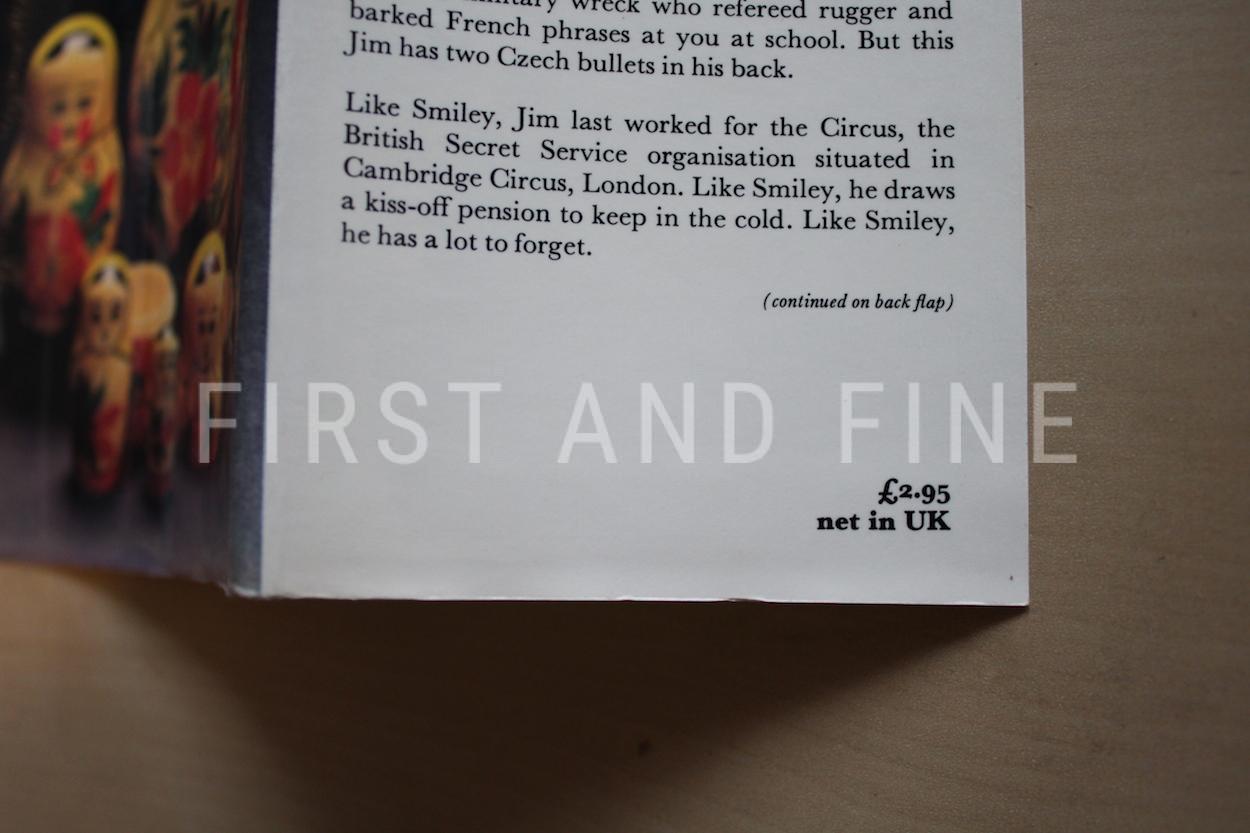 le Carré, John (1974) 'Tinker Tailor Soldier Spy', UK signed and inscribed first edition - Image 13