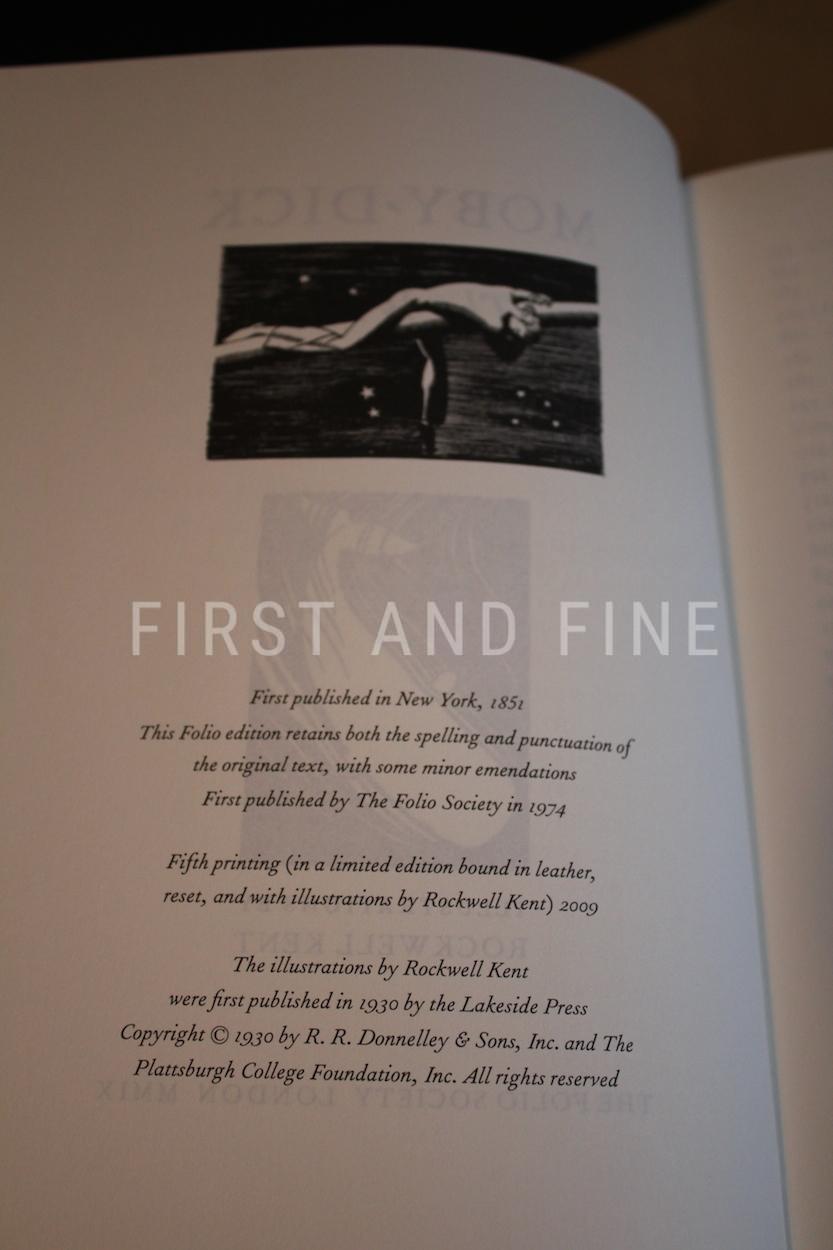 Melville, Herman (2009) 'Moby Dick', Folio Society limited edition, illustrated by Rockwell Kent - Image 2