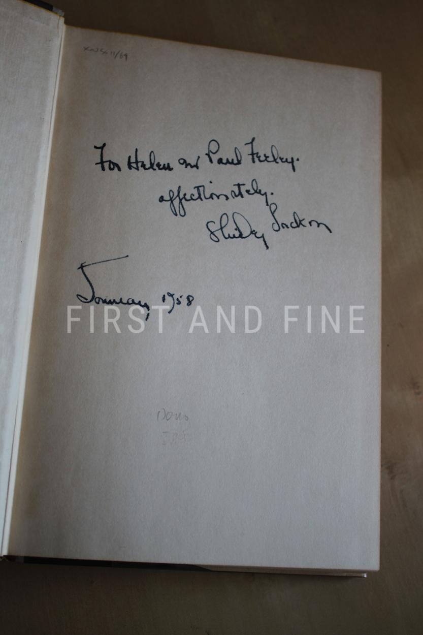 Jackson, Shirley (1958) 'The Sundial', US first edition, signed and inscribed in the month of publication - Image 2