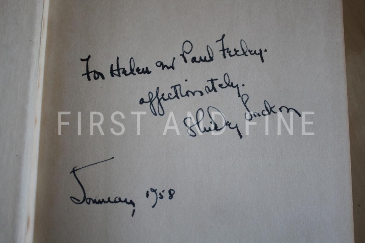 Jackson, Shirley (1958) 'The Sundial', US first edition, signed and inscribed in the month of publication - Image 3
