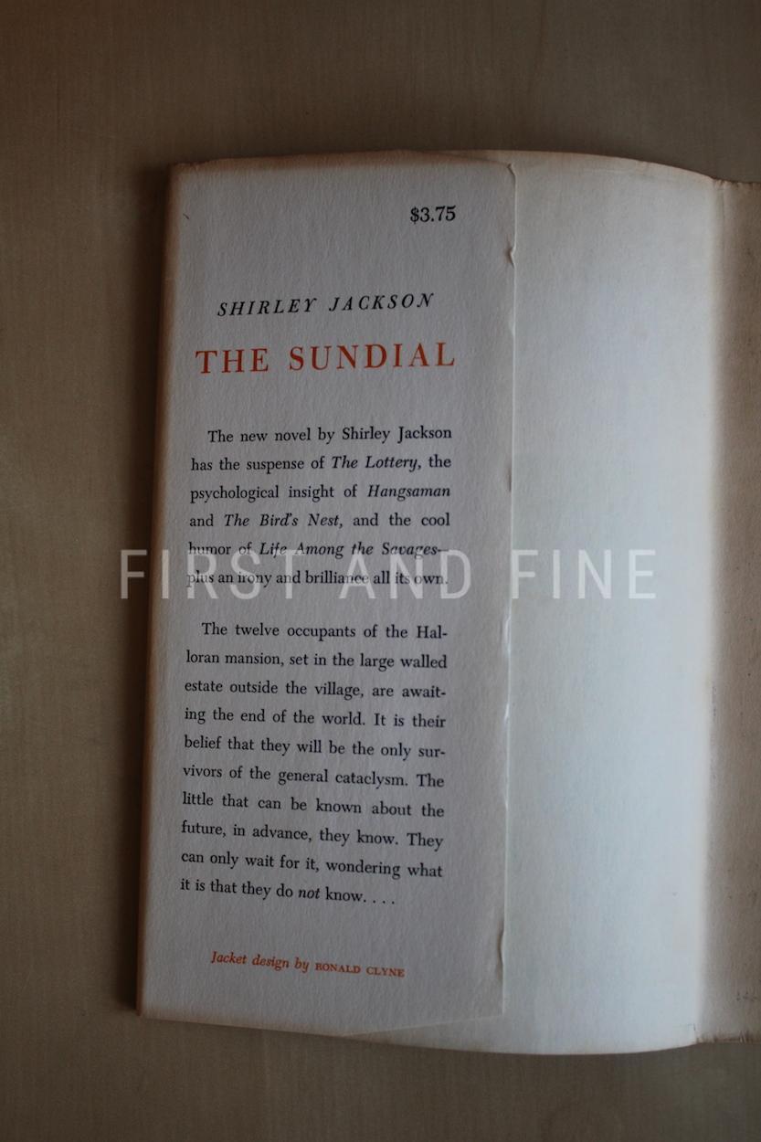 Jackson, Shirley (1958) 'The Sundial', US first edition, signed and inscribed in the month of publication - Image 15