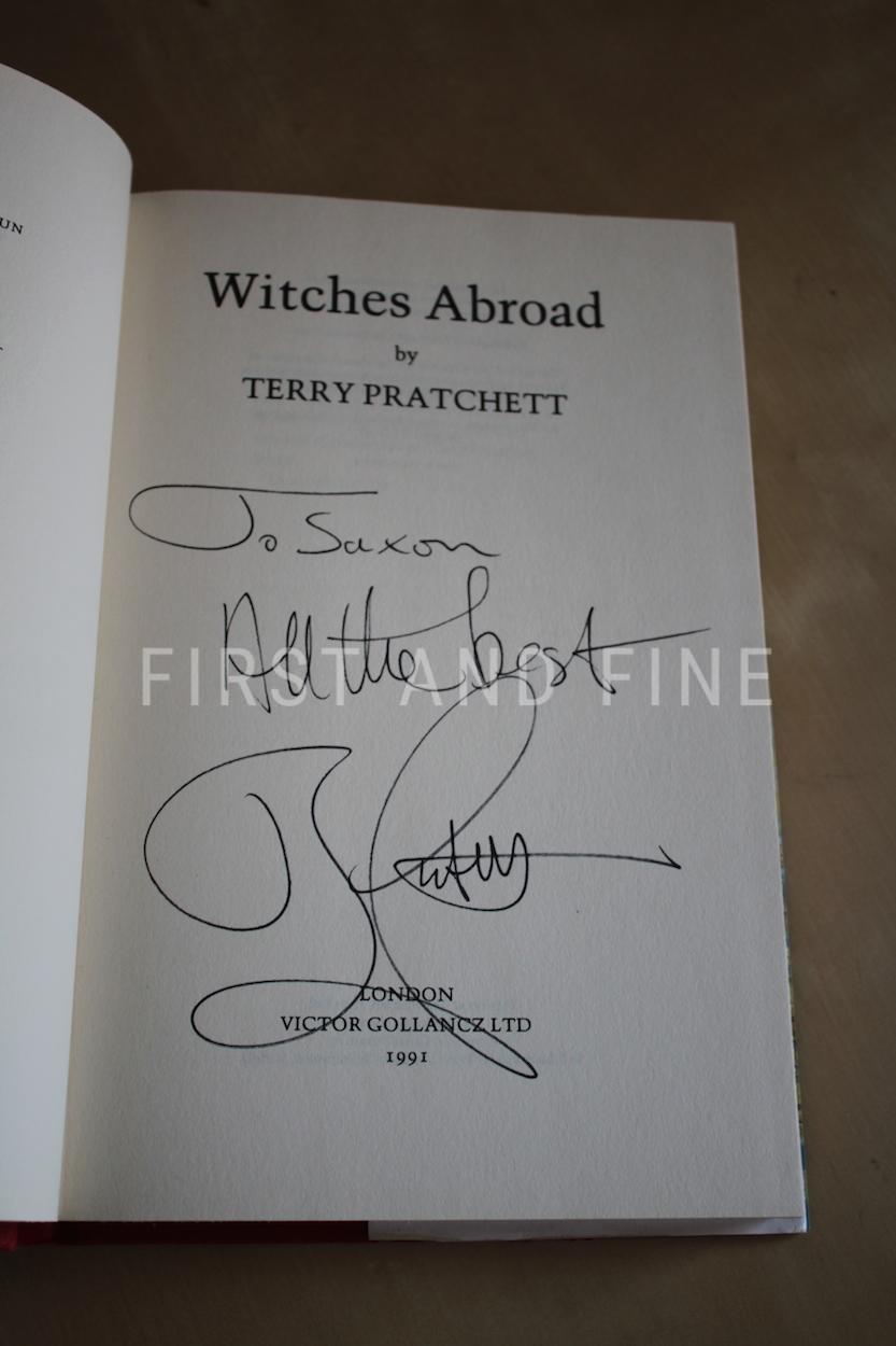 Pratchett, Terry (1991) 'Witches Abroad', UK signed first edition - Image 2