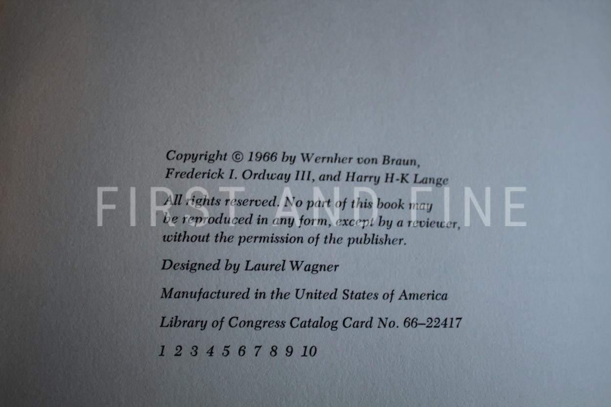 von Braun, Wernher (1966) 'History of Rocketry and Space Travel', US signed first edition - Image 4