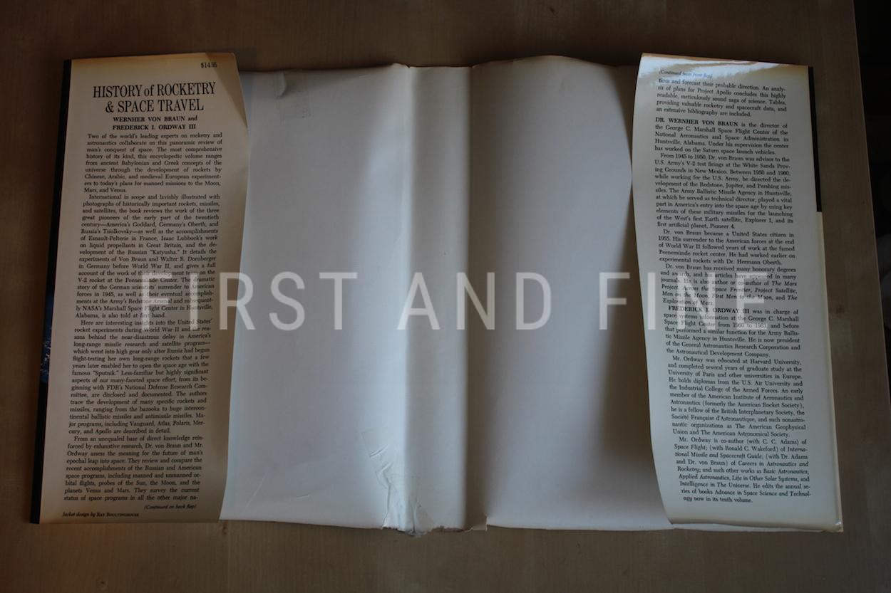 von Braun, Wernher (1966) 'History of Rocketry and Space Travel', US signed first edition - Image 21