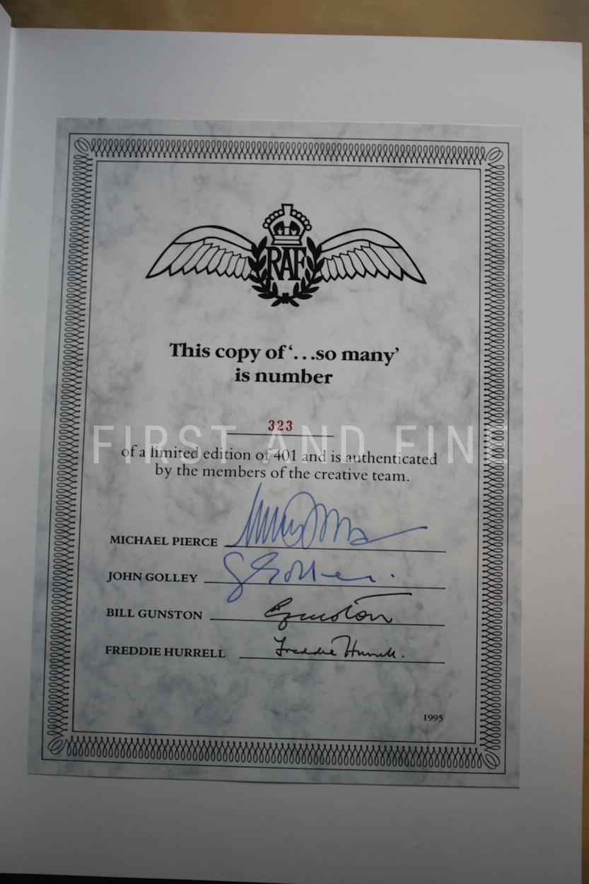 Pierce, Michael et al. (1990 & 1995) 'The Battle of Britain in two volumes: ...so many & ...so few', signed limited editions with matching limitation number - Image 2