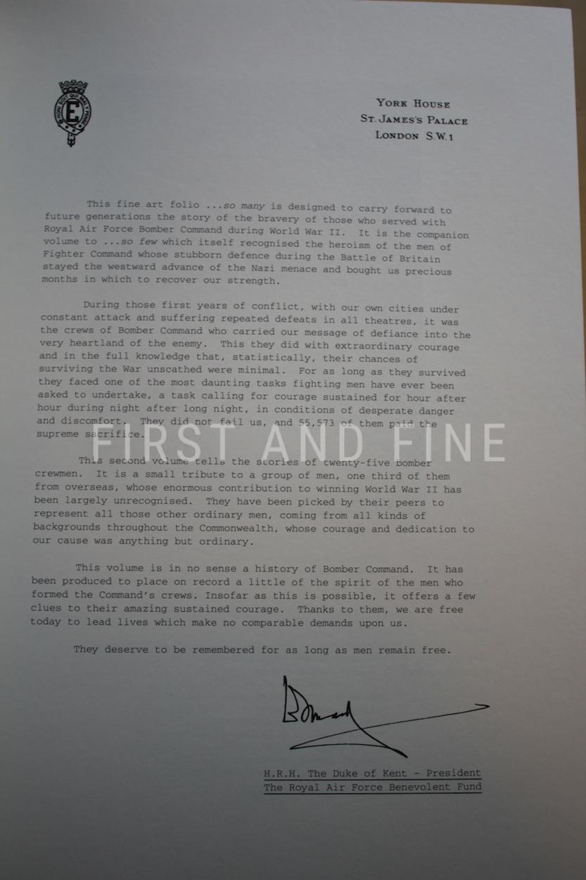 Pierce, Michael et al. (1990 & 1995) 'The Battle of Britain in two volumes: ...so many & ...so few', signed limited editions with matching limitation number - Image 11