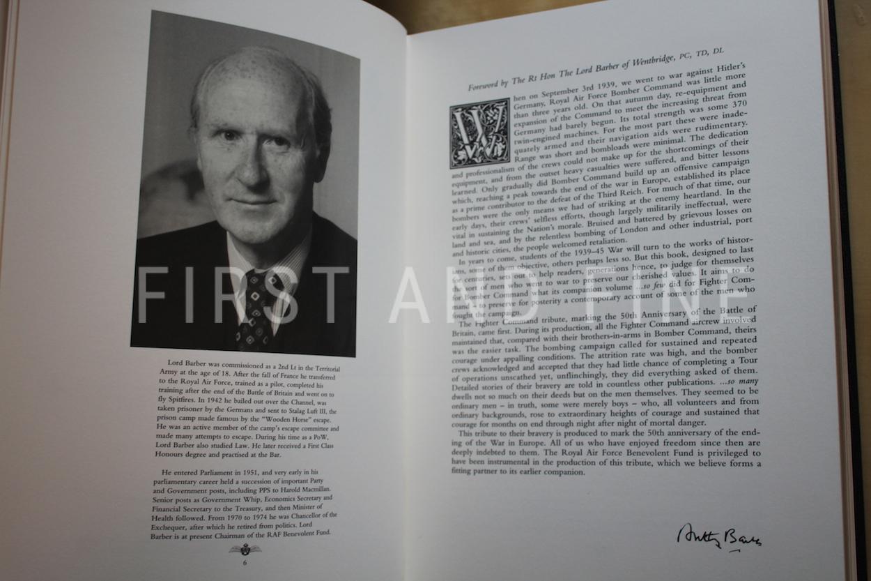 Pierce, Michael et al. (1990 & 1995) 'The Battle of Britain in two volumes: ...so many & ...so few', signed limited editions with matching limitation number - Image 12