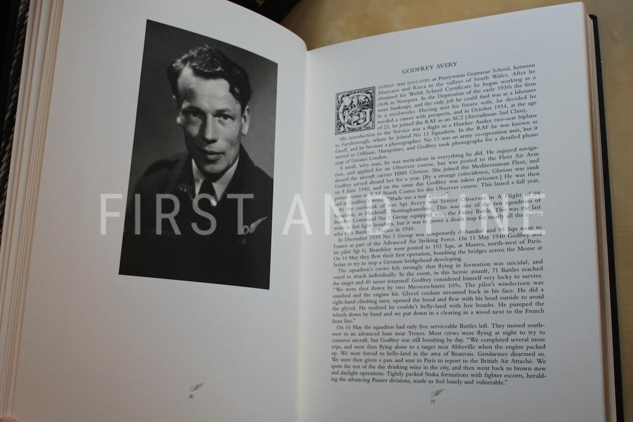 Pierce, Michael et al. (1990 & 1995) 'The Battle of Britain in two volumes: ...so many & ...so few', signed limited editions with matching limitation number - Image 14