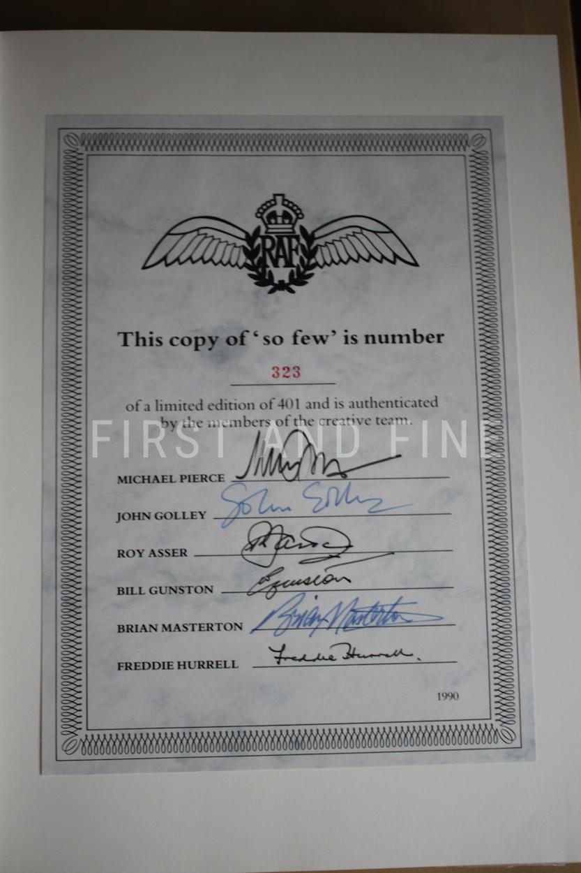 Pierce, Michael et al. (1990 & 1995) 'The Battle of Britain in two volumes: ...so many & ...so few', signed limited editions with matching limitation number - Image 4