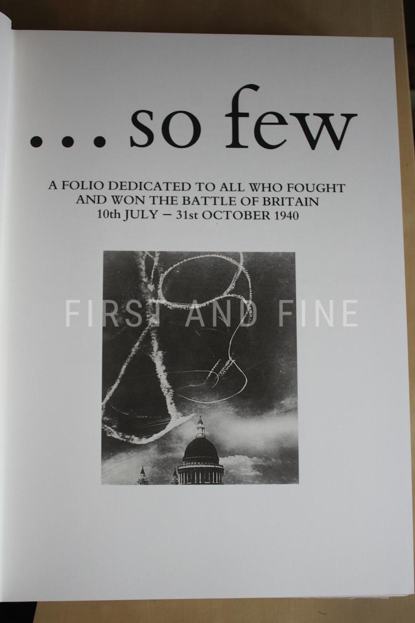 Pierce, Michael et al. (1990 & 1995) 'The Battle of Britain in two volumes: ...so many & ...so few', signed limited editions with matching limitation number - Image 25