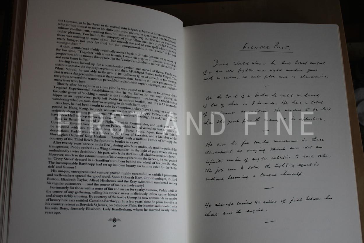 Pierce, Michael et al. (1990 & 1995) 'The Battle of Britain in two volumes: ...so many & ...so few', signed limited editions with matching limitation number - Image 28