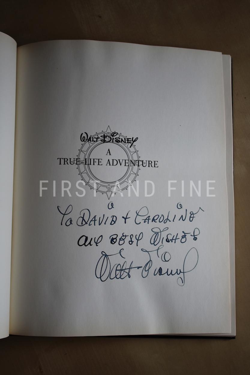 Disney, Walt (1950s) 'Walt Disney's Beaver Valley', US signed and inscribed first edition - Image 2