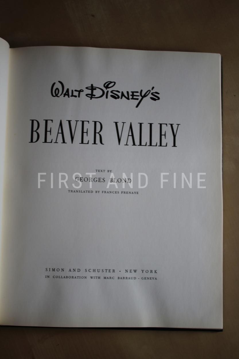 Disney, Walt (1950s) 'Walt Disney's Beaver Valley', US signed and inscribed first edition - Image 4