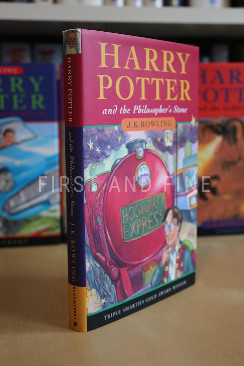 Rowling, J.K. (1997) 'Harry Potter and the Philosopher's Stone', UK first edition (later printing), signed by the film cast