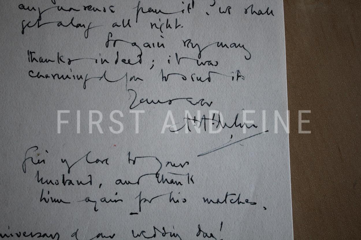 Milne, Alan Alexander (1925) 'When We Were Very Young', UK first deluxe edition plus handwritten letter signed by Milne - Image 3
