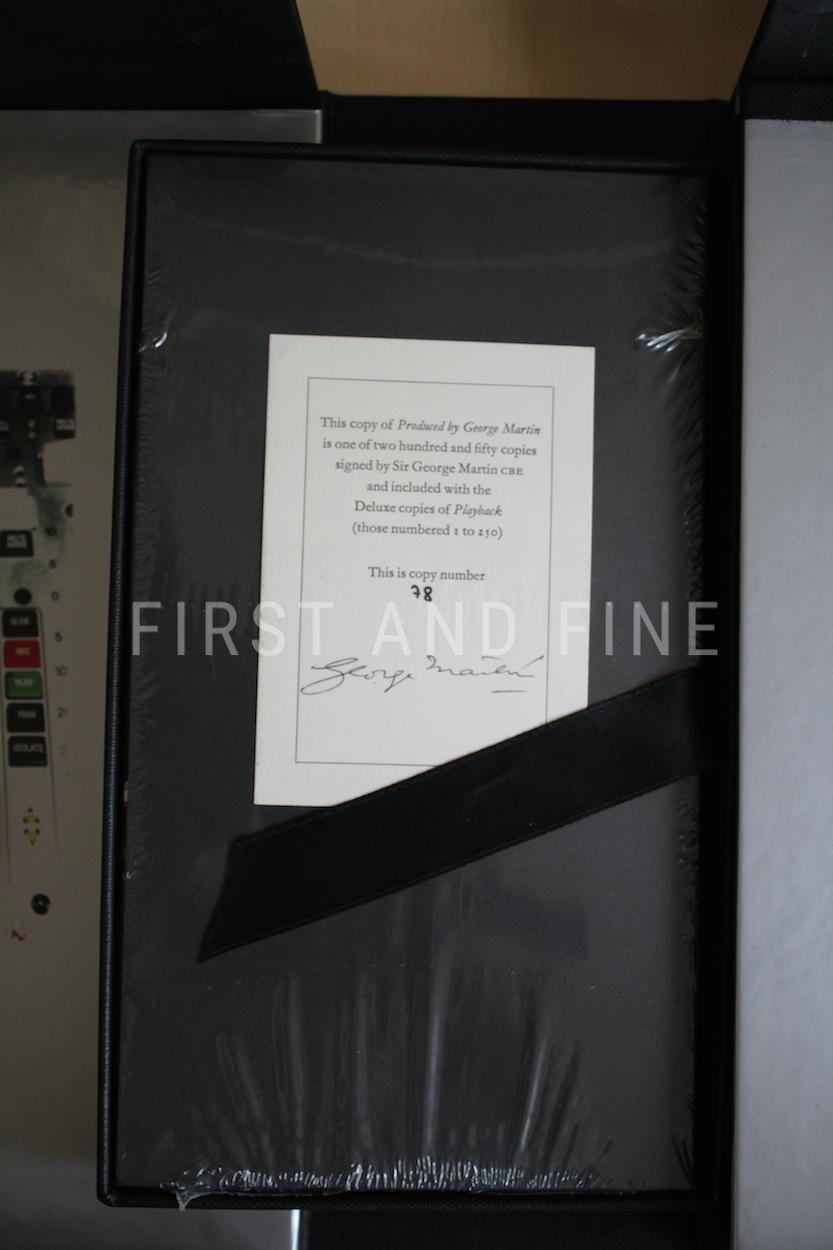 Martin, George (2002) 'Playback', UK signed deluxe limited edition, Genesis Publications - Image 14