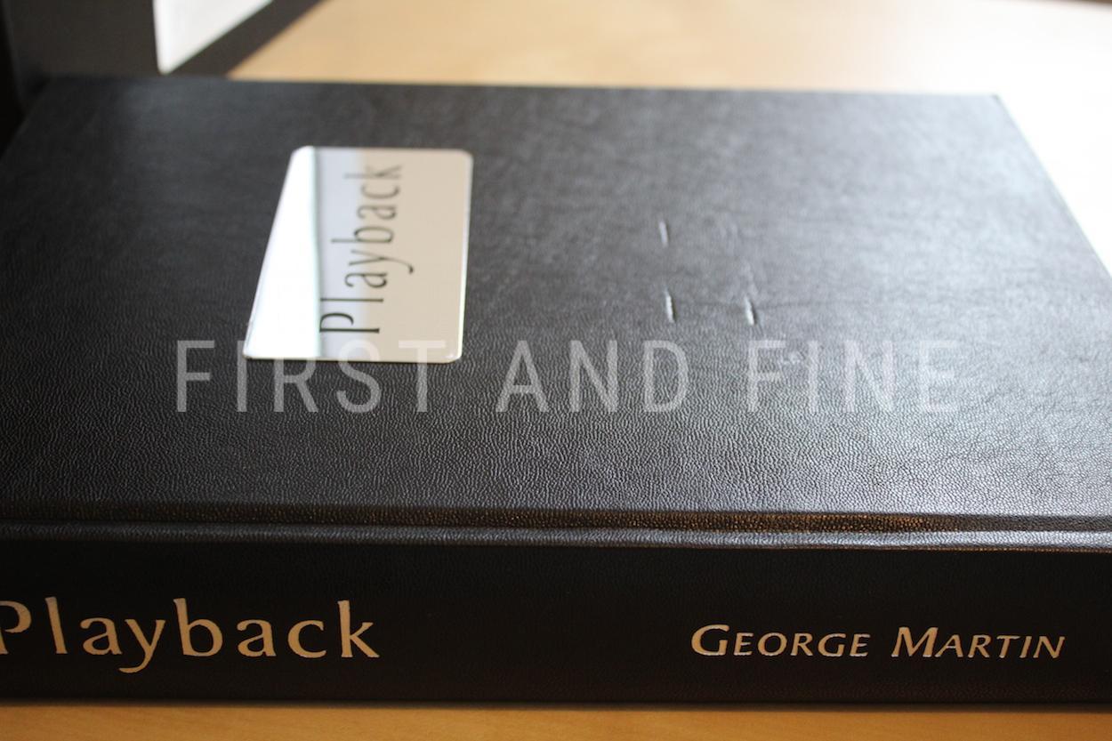 Martin, George (2002) 'Playback', UK signed deluxe limited edition, Genesis Publications - Image 10