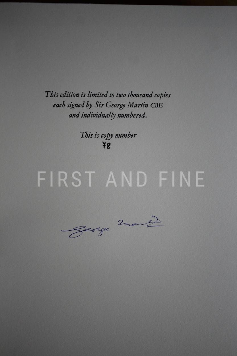 Martin, George (2002) 'Playback', UK signed deluxe limited edition, Genesis Publications - Image 2